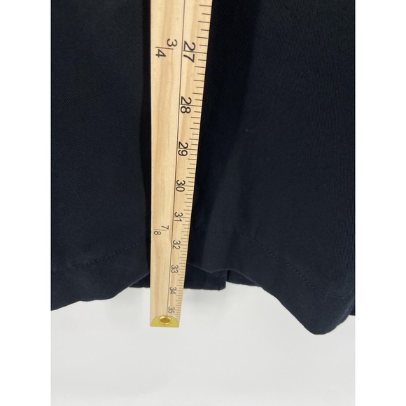 Everlane Trench Coat Women 6 Black Cotton Twill Classic Preppy - Picture 5 of 5